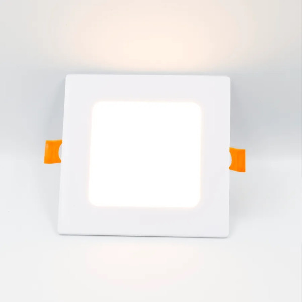 LED panel 6W/štvor.,vsad.-biela/tep. – Obrázok 2
