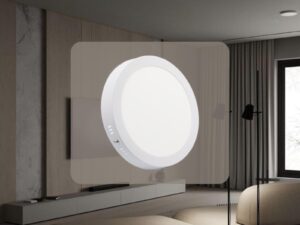 LED panel 18W/kruh.,nadsad.-biela/neut.