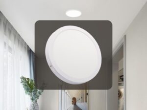 LED panel 24W/kruh.,nadsad.-biela/neut.