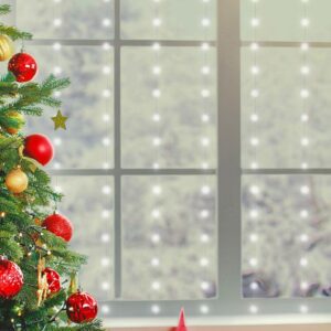 Micro LED svietiaci záves, 3 x 2 m, 10 reťazcí / 2
