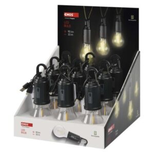 LED NABÍJACIA ŽIAROVKA 90lm, 9ks