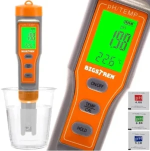 pH tester a teplomer