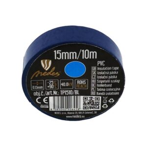 Izo.p. PVC 15mm/10m modrá