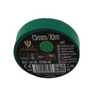 Izo.p. PVC 15mm/10m zelená