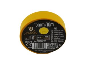 Izo.p. PVC 15mm/10m žltá