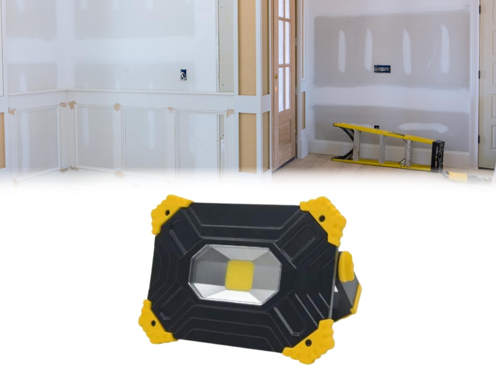 LED pracovné nabíjacie svietidlo 3W+3W