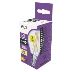 LED žiarovka Filament Mini Globe 6W E14 teplá biel