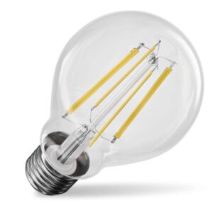 LED žiarovka Filament A60 8,5W E27 teplá biela, st