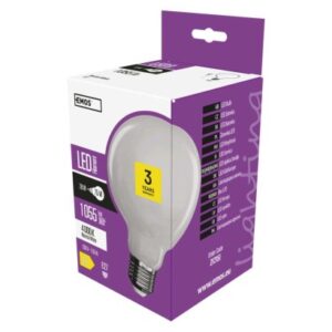 LED žiarovka Filament G95 7,8W E27 neutrálna biela