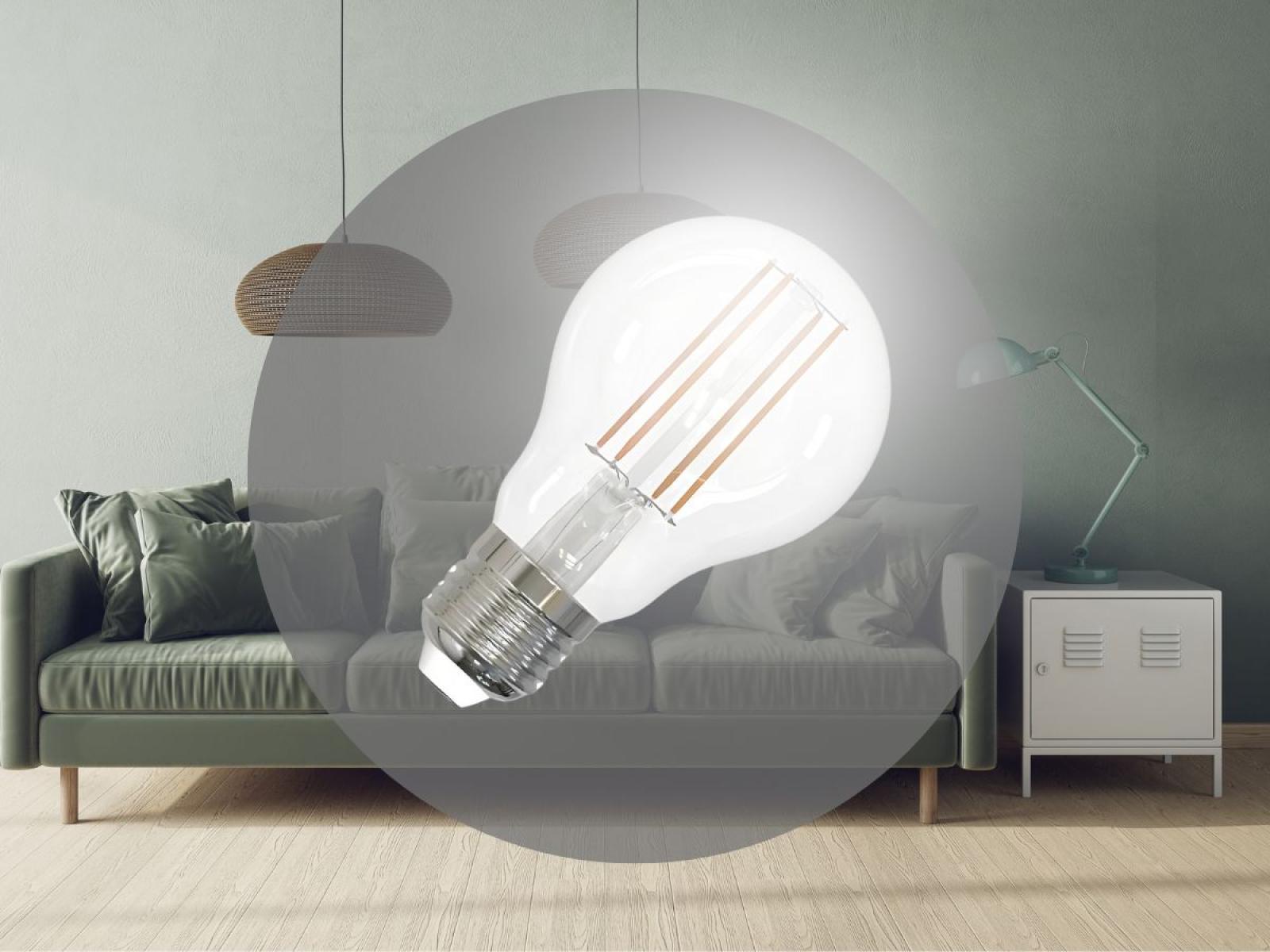 LED E27 11W A60 4000K Fillament DIMM – Obrázok 5