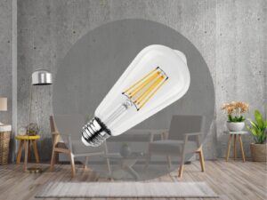 LED Filament 12W ST64/E27/3000K