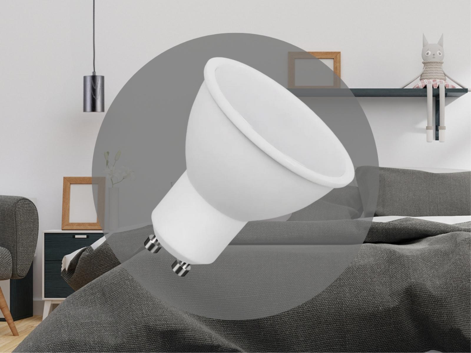 Ž LED GU10/8W/tep.