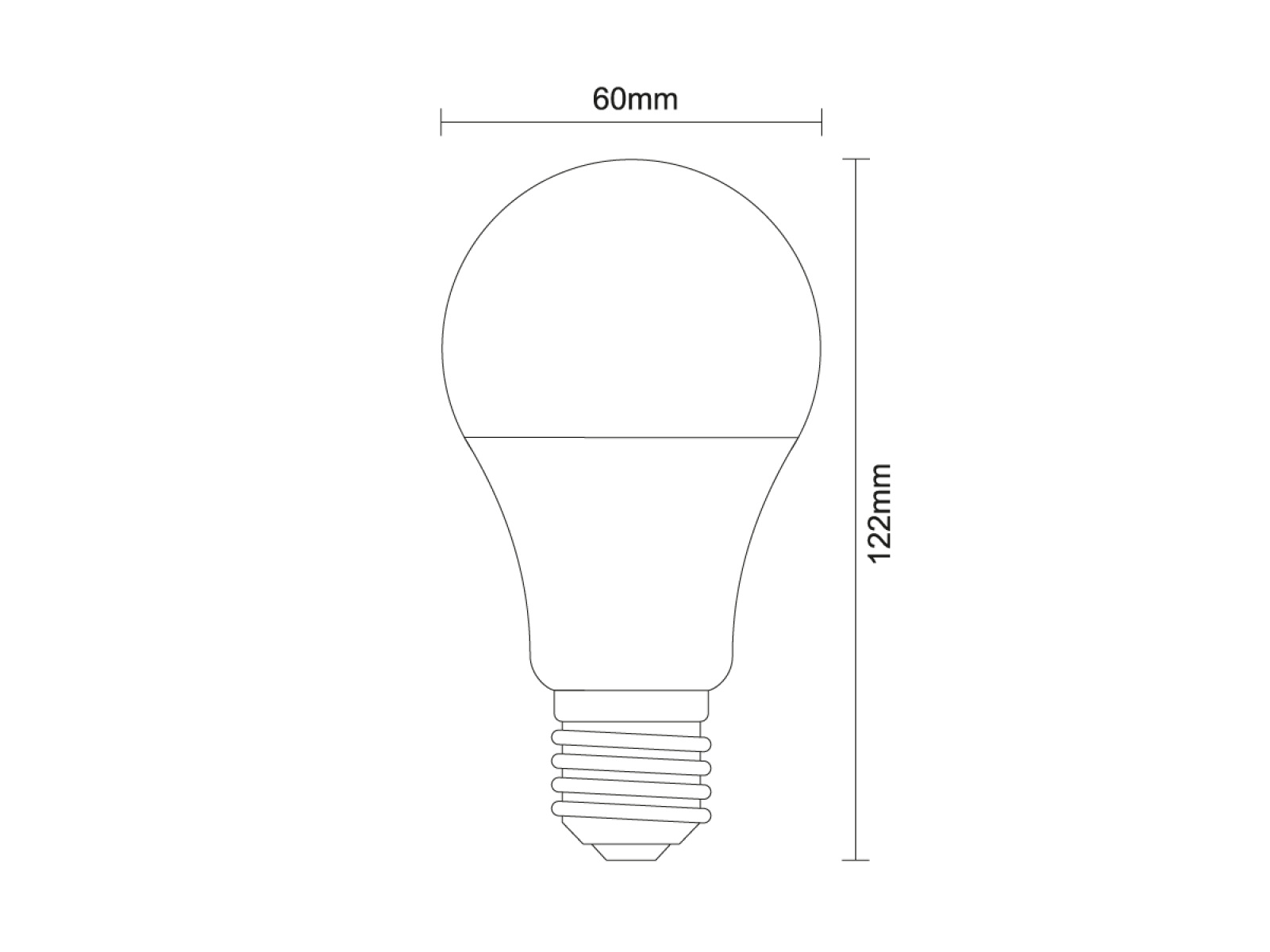 LED A60 E27 15W WW – Obrázok 3
