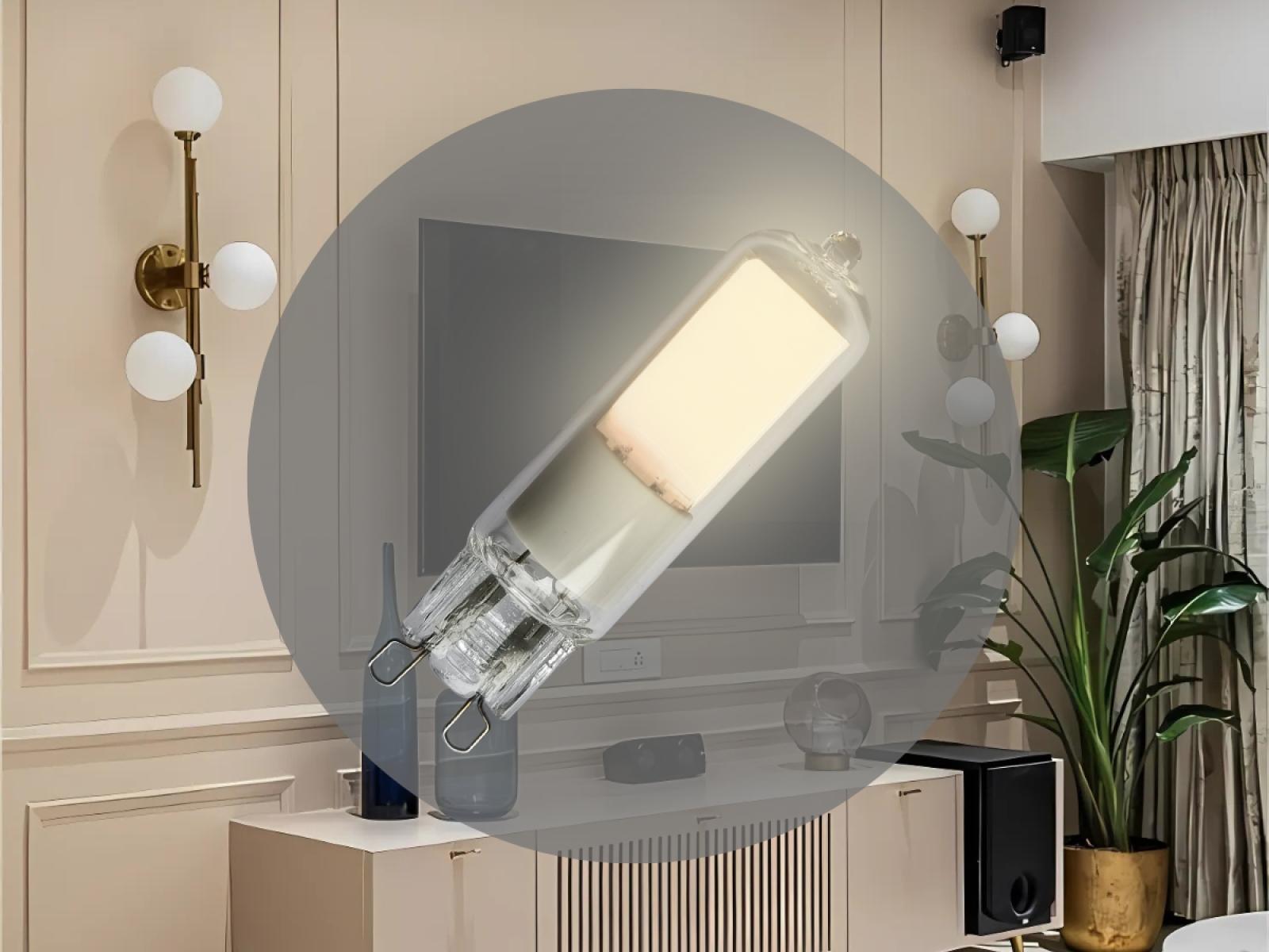 Ž.LED G9 4W 2800K COB sklo – Obrázok 4