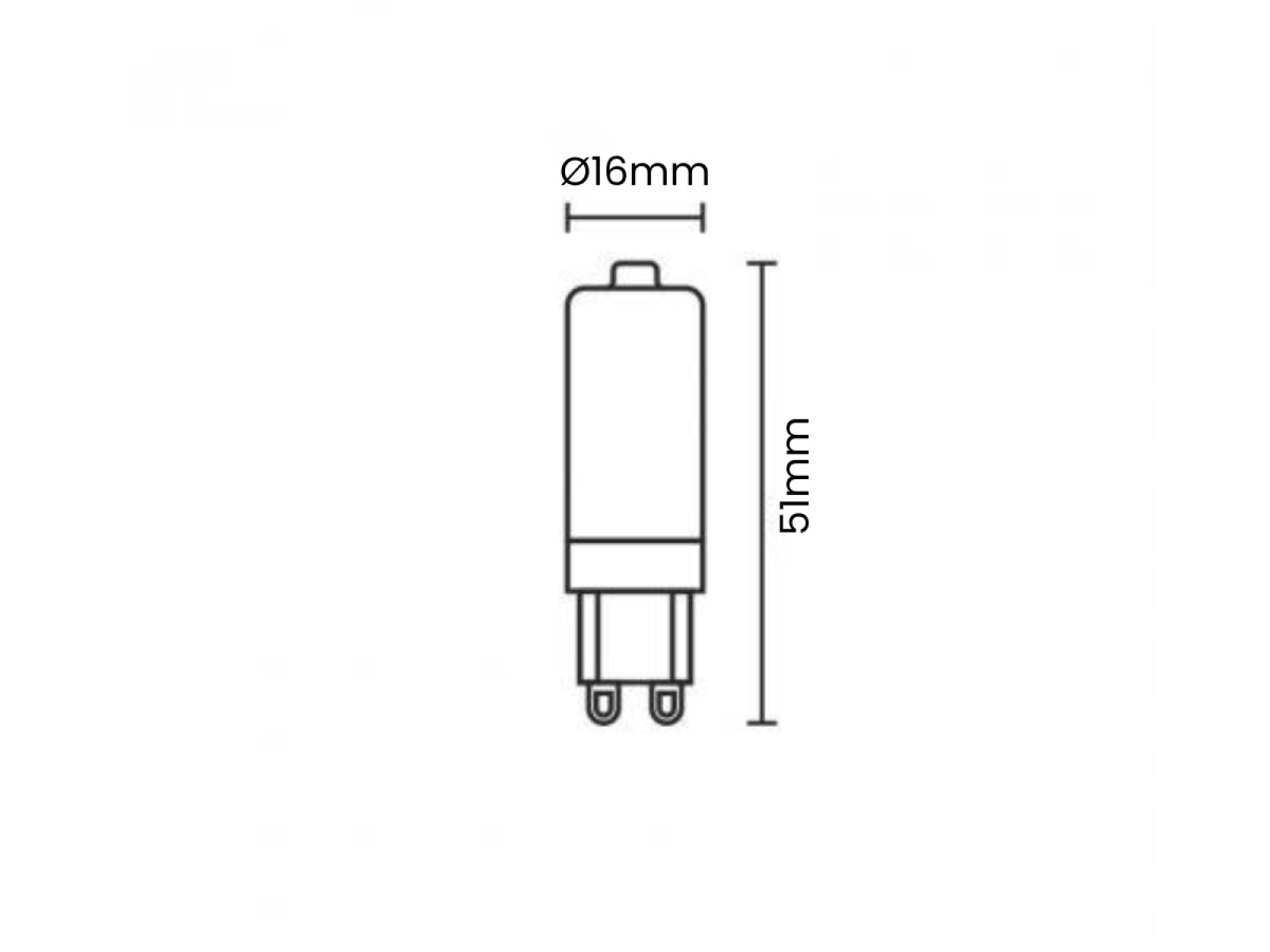 Ž.LED G9/3,9W/neut. – Obrázok 2
