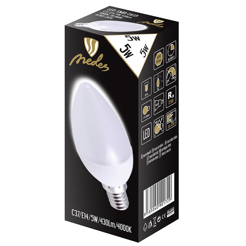 Ž.LED E14/sv./5W/neut. – Obrázok 4