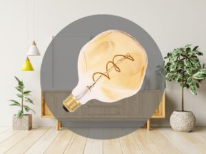 LED filament BUMPED 4W VINTAGE - G125 E27 2000K
