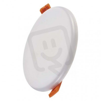 LED panel 125mm, kruhový vstavaný biely, 11 W tepl