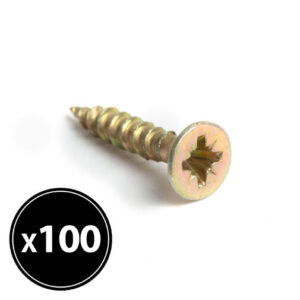Skrutka do drevotriesky - žltá - 3 x 16 mm - 100 k