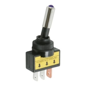Páčkový prepínač 1 obvod 20 A - 12 V DC ON - OF