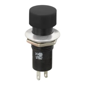 Tlačidlo 1 obvod 1 A - 250 V OFF - (ON) čierny