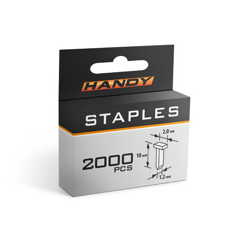Spona do zošívačky - 1,2 x 2 x 10 mm - 2000 ks – Obrázok 3