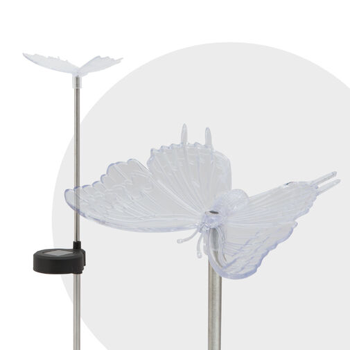 RGB LED solárna lampa – Obrázok 2