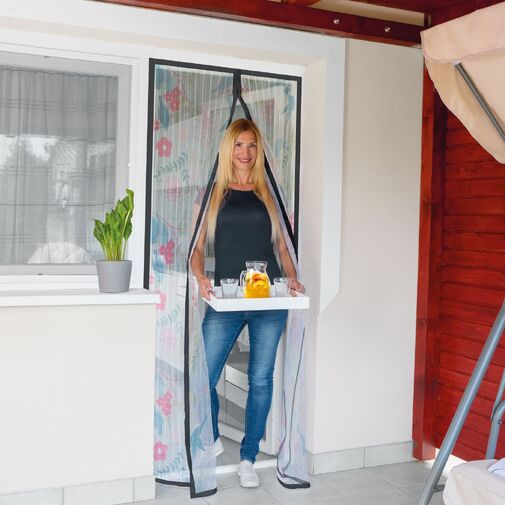 Sieťka proti hmyzu na dvere - magnetická 100 x 210 – Obrázok 2