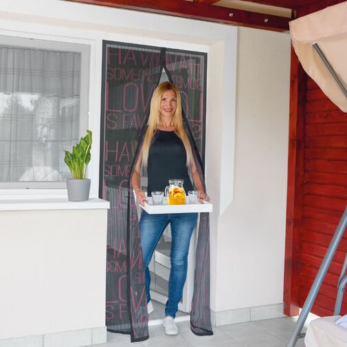 Sieťka proti hmyzu na dvere - magnetická - 100 x 2 – Obrázok 2