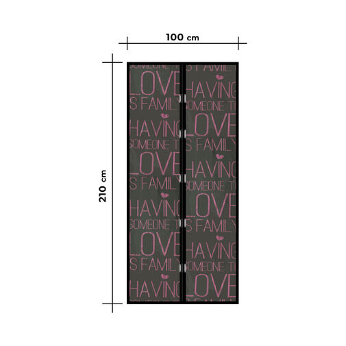 Sieťka proti hmyzu na dvere - magnetická - 100 x 2 – Obrázok 3