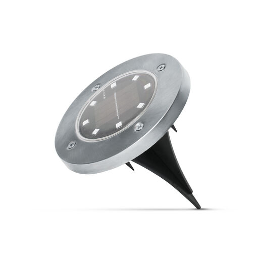 Zapustená odolná LED solárna lampa - v tvare kruhu – Obrázok 2