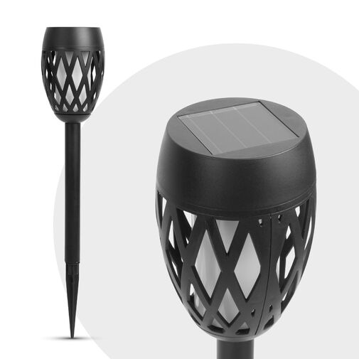Zapichovacia LED solárna lampa - efekt plameňa - 8 – Obrázok 2