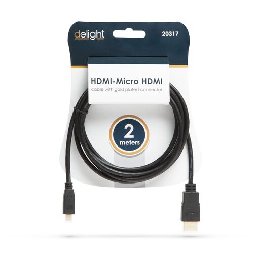Micro HDMI kábel • 2 m – Obrázok 2