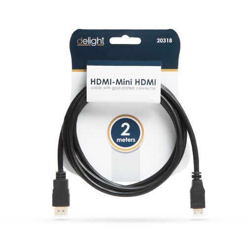 Mini HDMI kábel • 2 m – Obrázok 2
