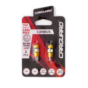 LED žiarovka - CAN130 - T10 (W5W) - 300 lm - can-