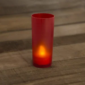 LED čajová sviečka 11 cm 2 farby