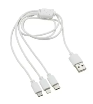 USB napájací kábel 3in1