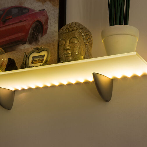 LED pás - teplá biela - 1 m - 3 x AA batérie – Obrázok 3