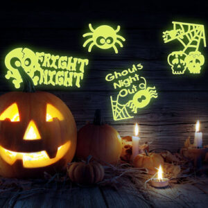 Fosforeskujúca nálepka - halloweenska - 2 druhy