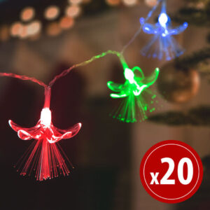 LED sveteľná reťaz - kvety - 20 LED - 2,85 metrov