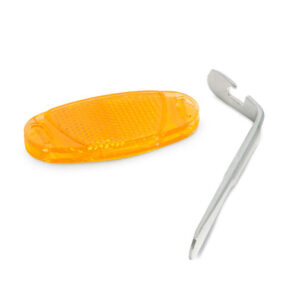Odrazka na bicykel - na výplet - 72 x 36 mm - 2 ks