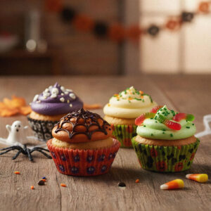 Sada muffin foriem - halloween - 100 ks - balenie