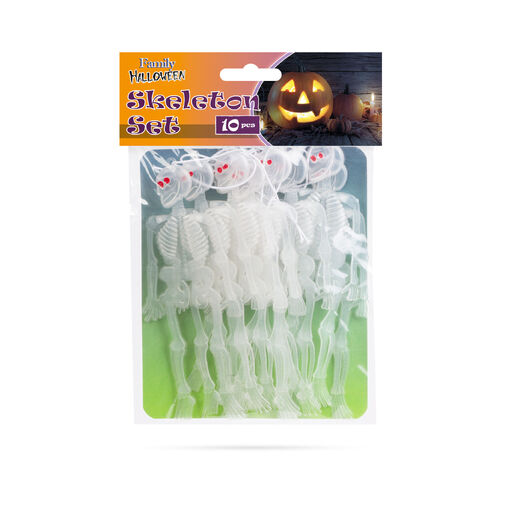 Sada fosforeskujúcich kostier - halloweenska dekor – Obrázok 3
