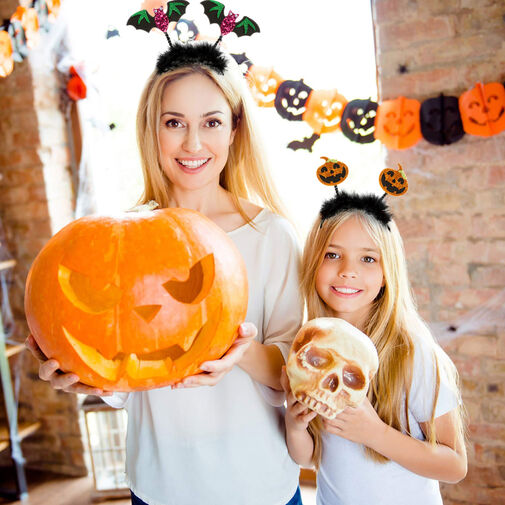 Halloweenska čelenka - trblietavý netopier – Obrázok 2