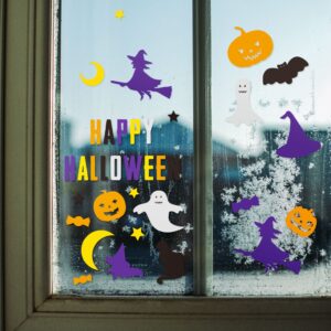 Sada halloweenskych papierových nálepom - viac dru