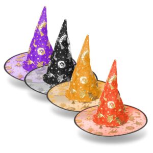 Halloweensky klobúk - 4 farby, polyester - 38 x 34