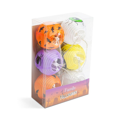 Halloweenska sveteľná reťaz z lampiónov - 7,5 x 11 – Obrázok 2