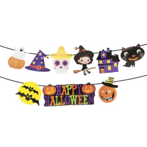 Halloweensky papier girlanda - viac druhov motívu