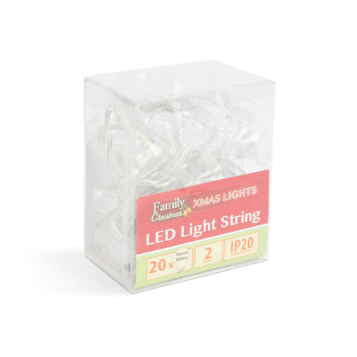 LED svetelná reťaz - zvonček - 20 LED - 2,3 m - te – Obrázok 2