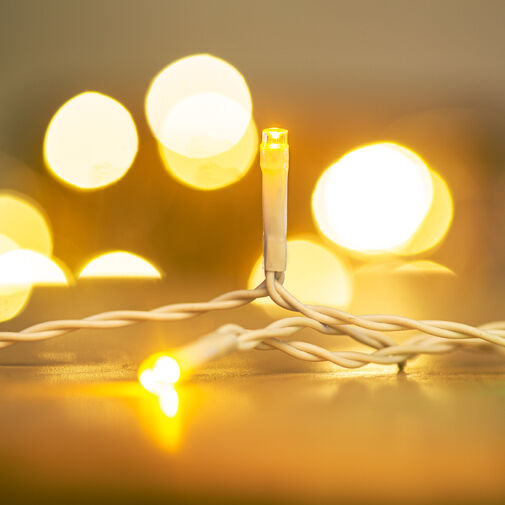 Sveteľný záves - 300 ks teplých bielych LED - 3 x – Obrázok 2